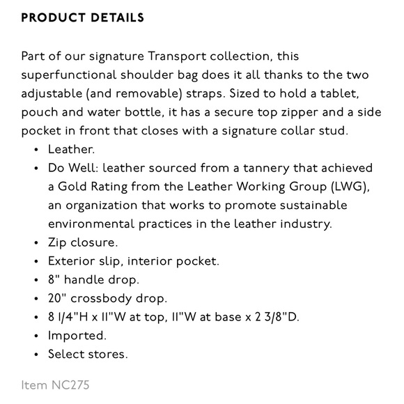 Madewell Transport Shoulder Crossbody Bag - Picture 6 of 7